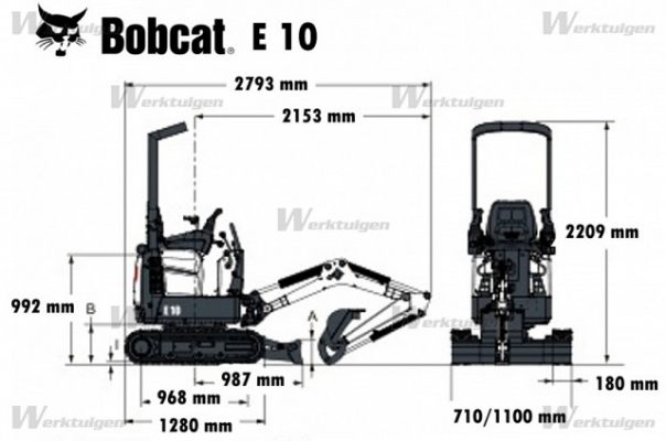 Micro Digger Bobcat E10 - Eurotool Hire and Sales